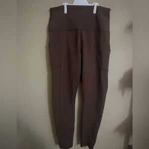 90 Degree By Reflex Brown Women's Leggings